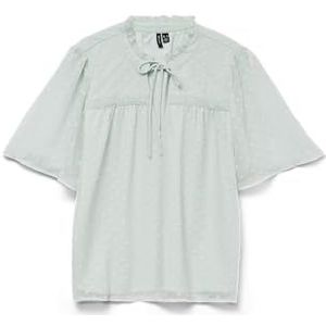 VERO MODA Vrouwelijke blouse VMLEAH Top, Gray Mist, S