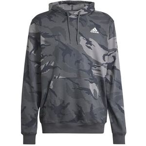 adidas Heren Seasonal Essentials Camouflage Hoodie, dgh solid grey, S