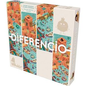 Asmodee KYF Edition Diferencio – gezelschapsspellen – bordspellen – visuele geheugenspellen – gezelschapsspellen vanaf 7 jaar – 2 tot 6 spelers – Franse versie