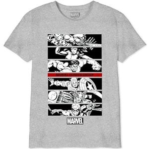Marvel BOMARCOTS166 T-shirt, grijs melange, 06 jaar, jongens, Grijs Melange, 6 Jaren