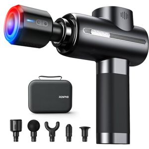 RENPHO - Pistolet de Massage - Met Verwarmende en Koelende Kop - Elektrisch - Ultra Stil