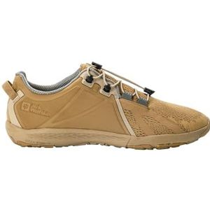 Zandkleurige Veterschoenen - Textiel - Normale Wijdte - EVA/Rubber Zool