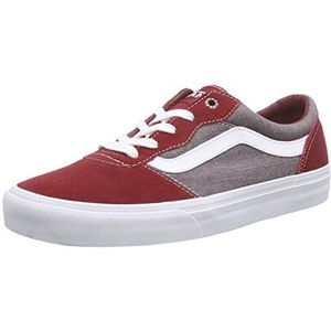 Vans M Milton Chambray, lage sneakers voor heren, Rode Chambray Bik, 39 EU