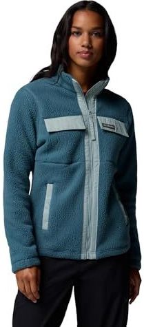 Columbia Dames Juniper Peak Full Zip Fleece, Volledige Zip Fleece Jacket, Everblue, Crushed Blue, XXS
