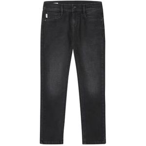 Pepe Jeans Skinny FINLY Jeans voor jongens, zwart (Denim-9FB), 10, Zwart (Denim-9fb), 10 jaar