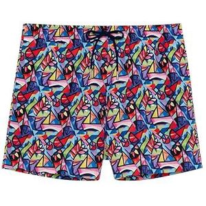 HOM - Idylle - Badeshorts - Halflang - Polyester - Met Tunnelzug
