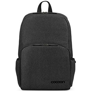 Cocoon RECESS - 15"" MacBook Pro Rugzak & Organizer met elastische banden, zakelijke rugzak met iPad-vak, licht en gevoerd, dagrugzak voor laptops, waterafstotend, zwart, 29,2 x 17,8 x 43,7 cm