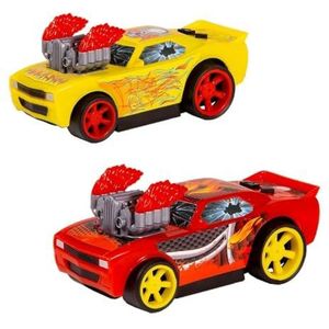 Basic - Basic Flame Racer CAR met licht en geluid diverse speelgoedvoertuig - 1 stuk
