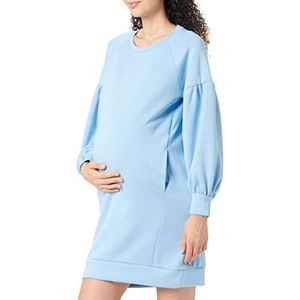 MAMALICIOUS Dames Mljocelyn L/S Sweat Abk Dress A jurk, Placid Blue, M