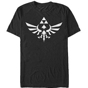 Nintendo Triumphant Triforce T-shirt voor heren, Zwart, S