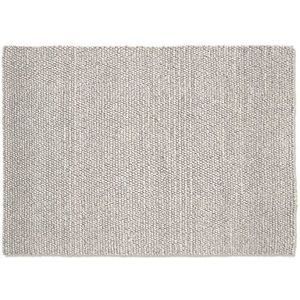 HAY Peas tapijt handgeweven van 100% scheerwol in de kleur soft grey, afmetingen: 200cm x 140cm, 501183