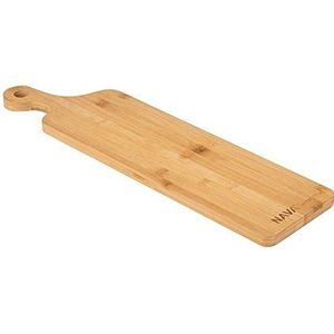 NAVA Keukenplank, 48,5 x 13 cm, snijplank, serveerplank, van natuurlijk bamboehout