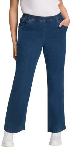 Ulla Popken - Mary - Jeans - Donkerblauw - High Waist - Regular Fit