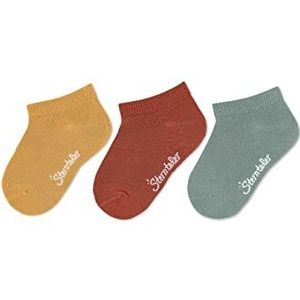 Sterntaler Baby Unisex Baby Sokken Sneakersokjes 3-Pack Bamboe - Sokken Baby, Babysokjes - gemaakt van Bamboecelstof - geel, 18, geel, 18 EU