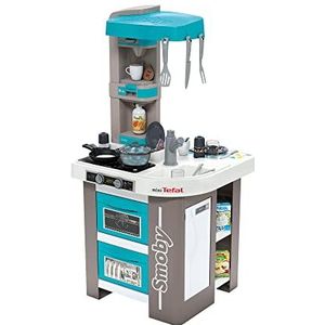 Smoby 311051 - Tefal Studio Bubble keuken ��– speelkeuken voor kinderen met vele functies, potten, pannen, keukenbestek, fornuis, oven, voor kinderen vanaf 3 jaar