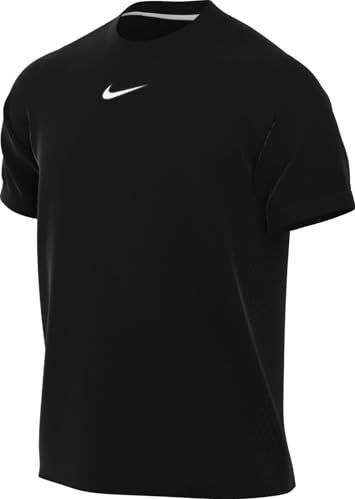 Nike - HJ4243-010 - Sportshirt - Zwart/Blauw Ivoor - 100% Polyester