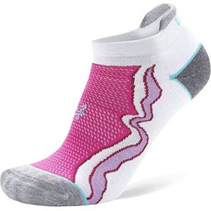 Balega Dames Enduro No Show, Wit/Roze, Medium