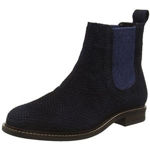 Jana Dames 25325 Chelsea boots, Blauw Navy 805, 41 EU Breed