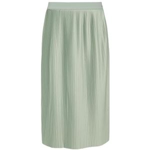 Rok - Effen - Losse Pasvorm - 3/4 Lengte - Gladde Stof