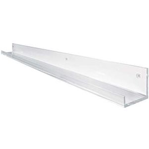SIGEL GA110 smal galeriebord/plank/plank plank plank 100 cm, acryl glashelder