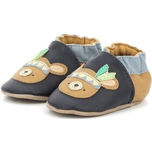 Robeez FOREST GAME, Camel Light, marineblauwe schoenen, 21/22 EU, Marine Camel Clair, 21/22 EU