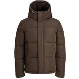 JACK & JONES - JORIN - Gewatteerde Jas - Chocoladebruin