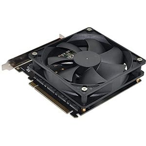 Cablecc 4X NVME M.2 AHCI naar PCI-E Express 3.0 Gen3 X16 Raid-kaart met ventilator VROC Raid0 Hyper-adapter