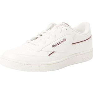 Reebok CLUB C 85 VEGAN heren Sneaker Low top, CHALK/CLAMAR/STUCCO, 34.5 EU