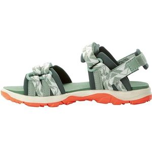 Jack Wolfskin Unisex 2-in-1 K sandalen voor kinderen, muntleaf, 29 EU