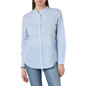 Boss Orange - Befelize Premium - Blouse - Light/Pastel Blue - Chambray Kwaliteit - Staande Kraag
