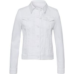 BRAX Dames Style Miami Denim Jacket Jeansjack, Wit, 44, wit, 44