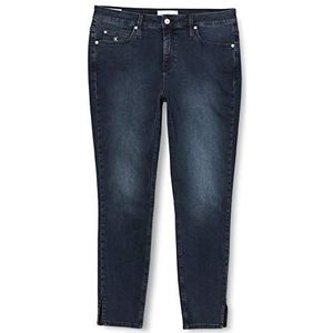 Calvin Klein Jeans Dames Broeken, Blauw Zwart klinknagel, 33W Kort