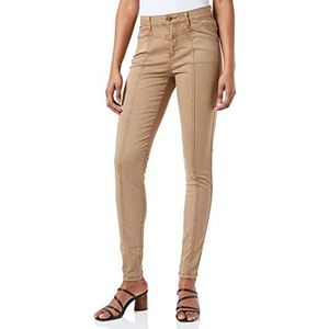 s.Oliver Dames 120.10.202.18.180.211746 broek lang, kaki, 34