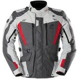 Furygan - Apalaches Evo - Motorjas - Grijs-Parel-Rood - Waterdicht - Ademend - D3O-beschermers