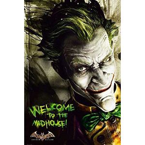 empireposter - Batman - Arkam Asylum - Joker - Grootte (cm), ca. 61x91,5 - Poster, NIEUW - bovendien ontvangt u een verrassingsposter van grootte 61x91,5 cm, nieuw