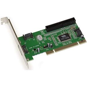 KALEA-INFORMATIQUE 3 poorten SATA, 1 poort IDE RAID 0, RAID 1, RAID 0+1, JBOD PCI-controllerkaart