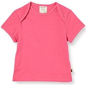 loud + proud Single Jersey Organic Cotton T-shirt voor meisjes, roze (Azalea Aza), 74/80 cm