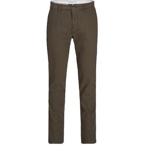 JACK & JONES - JJIMarco JJDave - Chino Broek - Chocoladebruin