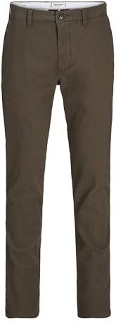 JACK & JONES - JJIMarco JJDave - Chino Broek - Chocoladebruin