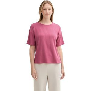 TOM TAILOR T-shirt voor dames, 16348, roze fluweel, XXL