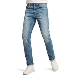 G-Star Raw heren Jeans Triple A Straight ,blauw (Sun Faded Ice Fog Destroyed B988-c275),26W / 30L