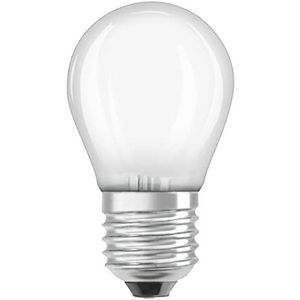 OSRAM LED Star Classic P, Voet: E27, Niet-dimbaar, Warm Wit, 2700 K, 4 W, vervanging voor 40 W gloeilamp, frosted, LED Retrofit CLASSIC P, 3 x 2 Pakjes