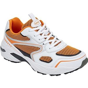 Scholl Sprinter Plus Biomechanics schoenen, wit en oranje, 35 EU
