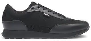 HUGO - 50541682 Sneakers - Zwart - Synthetisch - Plat - Veters - Casual