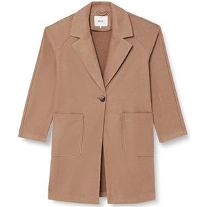 ONLY Dames Onlnewvictoria Life Coat OTW Noos mantel, Simply Taupe/Detail:melange, XXL