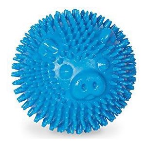 Nobby TPR noppen bal ""Pig"" blauw 6,5 cm