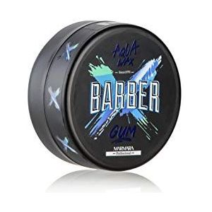 BARBER MARMARA Aqua Hair Wax 150ml | Gel-Wax mit Wet-Effekt | Haarwachs mit Glanz | haar wax voor mannen | haar gel | kinderen haargel | Kapperswas | (Gum)