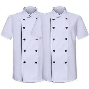 MISEMIYA - Ref.8421B Kochjacks, set van 2 stuks, wit 21, S