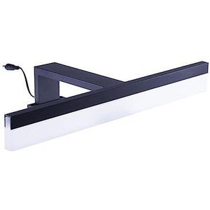 Wandlamp Gamma Collection voor badkamer, 78 cm, zwart, 16 W, 1280 lm, 4000 K, IP44