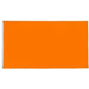 Oranje Unicolor Vlag 250x150cm - GROTE Oranje Vlag 150 x 250 cm - AZ VLAG